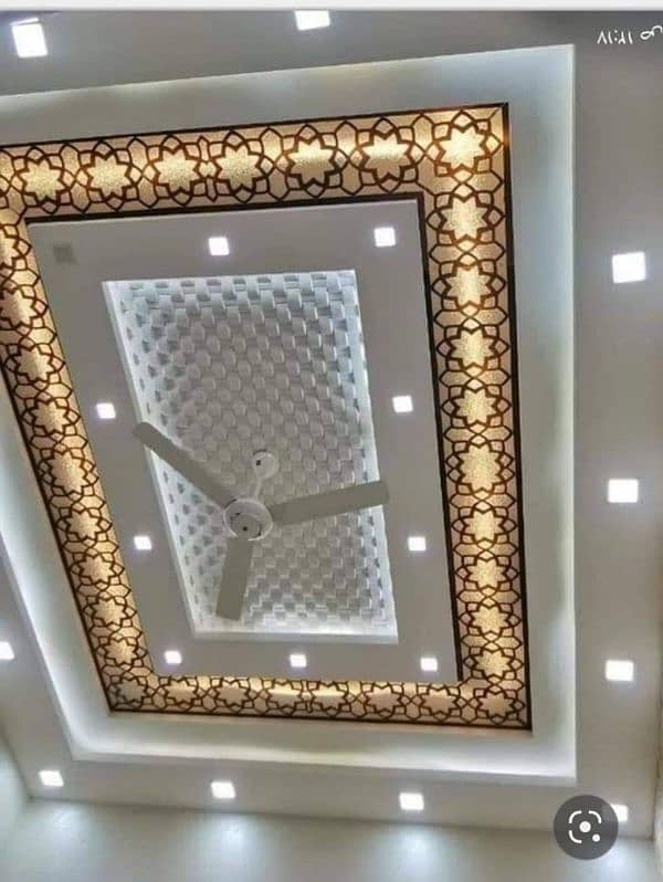 Plastic ParisCeiling/Roof Ceiling/Gypsum Ceiling/POP Ceiling 6