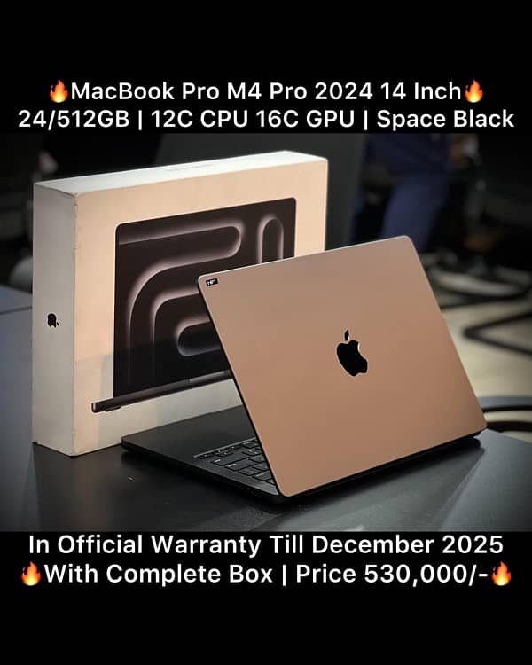 MacBook Pro M4 Pro 14 inch 24GB 512GB 2024 M3 M2 0