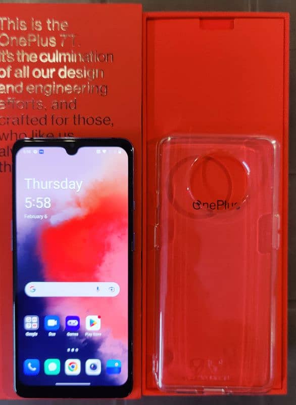 One plus 7T PTA Approved with Box 2