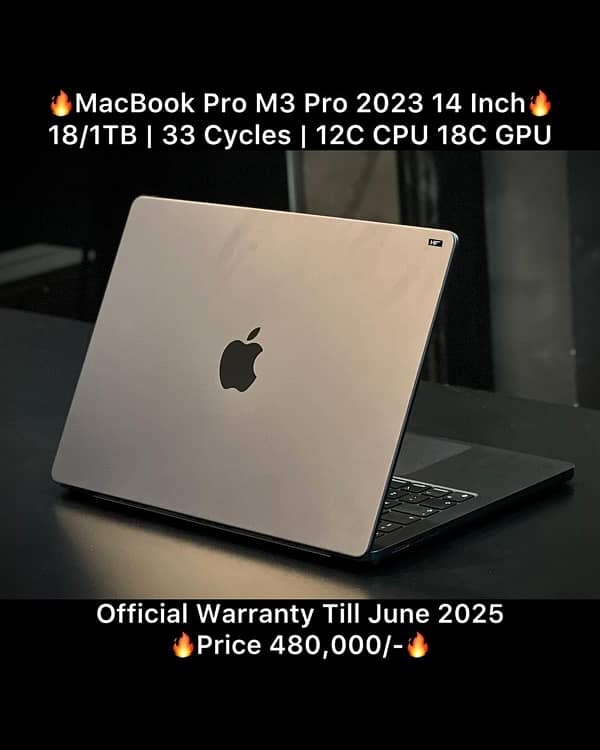 MacBook Pro M3 Pro 14 inch 18GB 1TB 2024 M2 M1 0