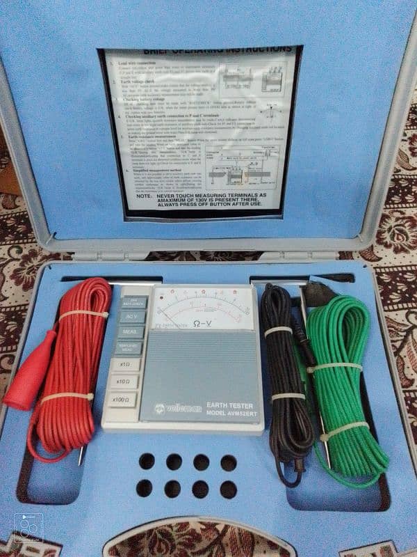 Velleman AWM52ERT Earth Resistance Tester – NEW CONDITION 0