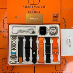 S100 Ultra Smart watch 7 in 1 Strap series 9, 45mm display.