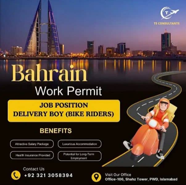 Bahrain Visa | Work Permit | Work Visa | Middle East Visa 0