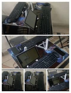 11 tablets, 10 mobiles,tablet holder, keyboard, mouse tables, chairs