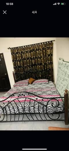 Double Size King Bed with mattress