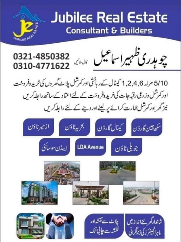 10 Marla Plot Available For Sale in Sukh Chayn Gardens 12