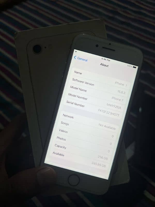 iPhone 7 256gb Pta Approved 3