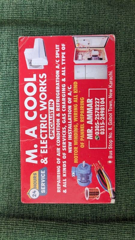 AC and fridge technician+electrician 03052578227 1