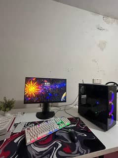 Gaming Pc with RGB Thunder gaming Casing