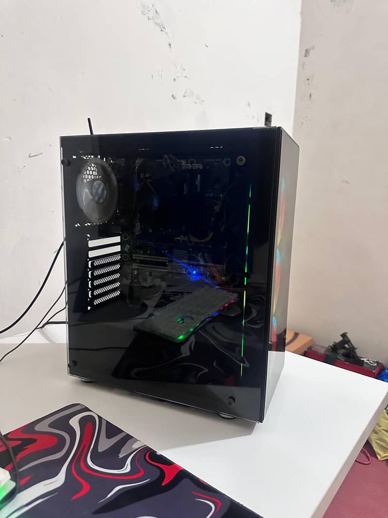 Gaming Pc with RGB Thunder gaming Casing 2