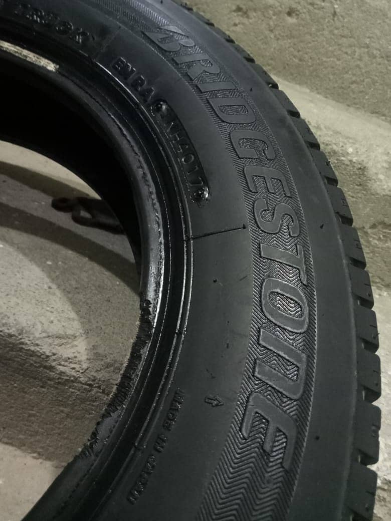 Bridgestone tyre Japan made with stepney for khyber, mehran, alto 0