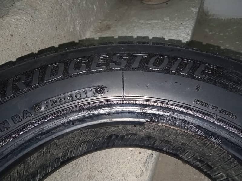 Bridgestone tyre Japan made with stepney for khyber, mehran, alto 3