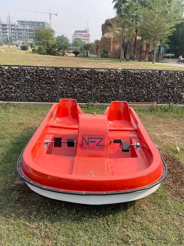 fiberglass 02 seater paddle boat 2