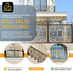 durable gates/ grills/ railings/  industrial doors