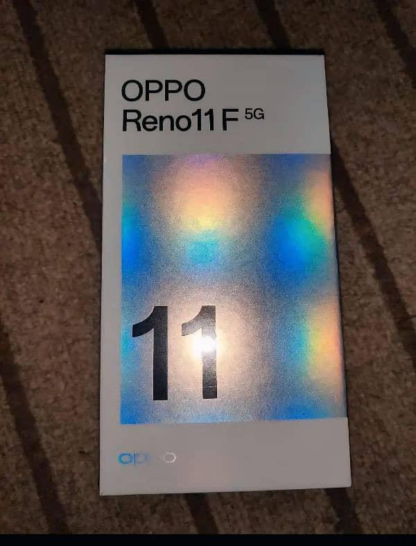 Oppo reno 11F 5g for sale condition 10 by 10 without any issue 11