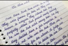 online hand writing assignment work