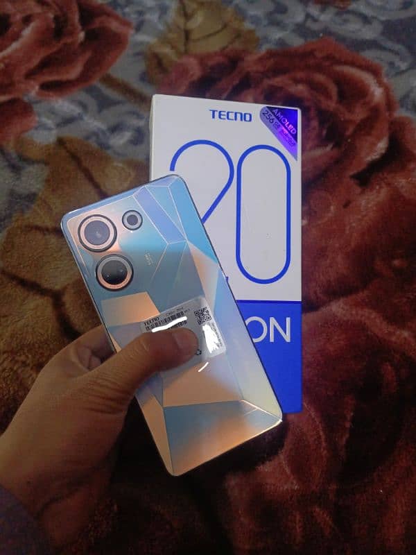 Tecno caman 20 complete box 03205684284 what ap num 2