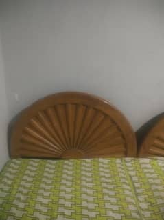 pair of single bed