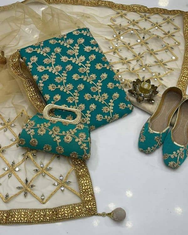 party wear 5 pcs/wedding collection/Fancy collection/trendy clothes 13