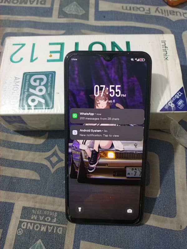 Infinix Note-12 G96 Condition 10/10 0