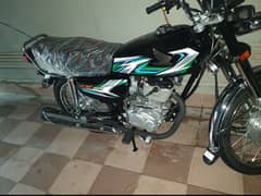 honda cg 125  model 2023 just 550 kilometres