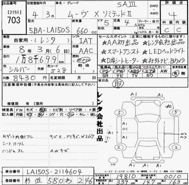 Daihatsu Move X Limited 2 SA3 2022 16