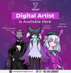 2D Digital Artist - 3D Designer - Vtuber - Twitch Stuff - Graphic