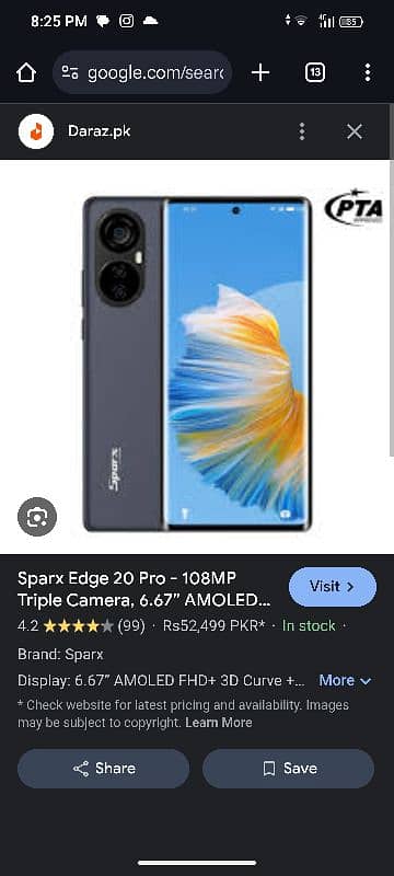 sparx edge 20 pro hai only box ha sth charger tot. gya hai 0