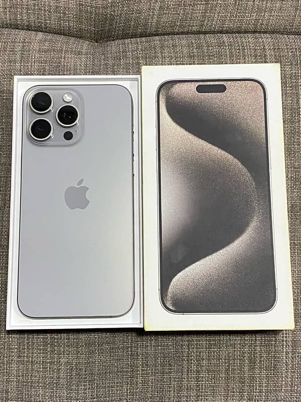 Iphone 15 pro max 256gb pta approved 0