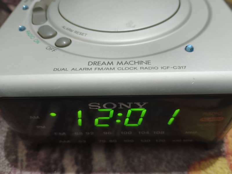 SONY RADIO - SONY alarm ⏰ Buzzer Dream machine ICF-C317 10