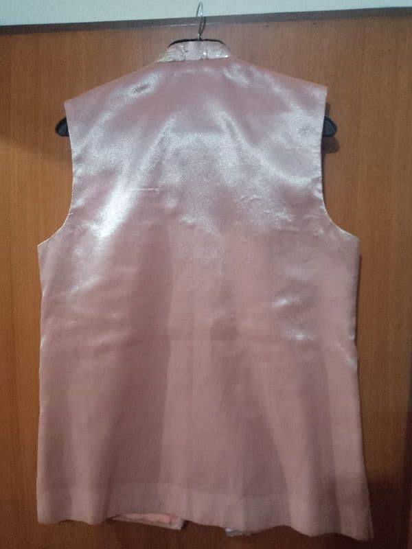 Peach Color Waistcoat 3