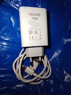 70W Tecno Camon 30 Pro original Charger