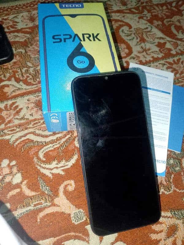 Tecno Spark 6go 4/64 with box 1