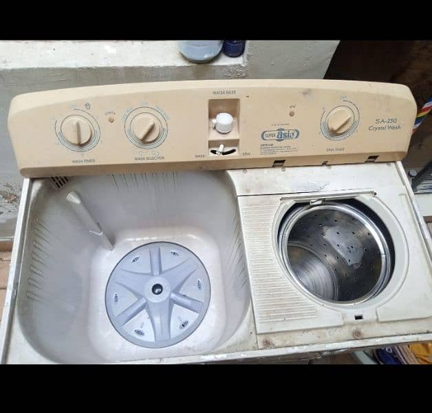 Super Asia washing and Dryer machine 0