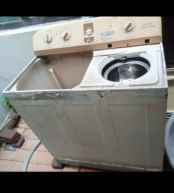 Super Asia washing and Dryer machine 1