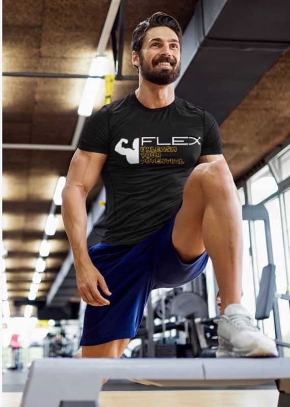 Flex Unleash your Potential Gym Unisex T Shirt 0