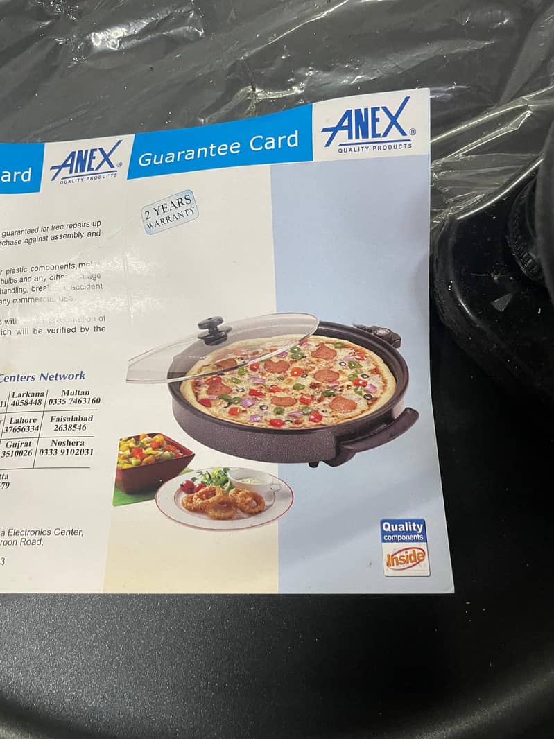 Anex Large  Pizza Maker Slightly Used Almost New 2