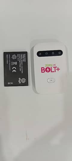 Zong 4g Bolt Plus bilkul use ha new condition ha