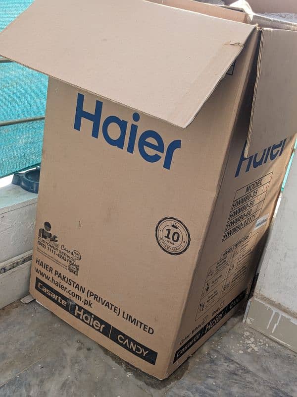 Haier washing machine 3