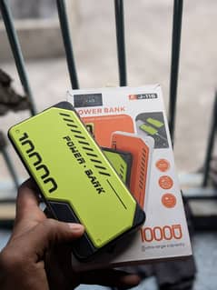 0311, 4978400 Whatsapp 10000 M. A. H  j cell Power Bank All Ok No issue