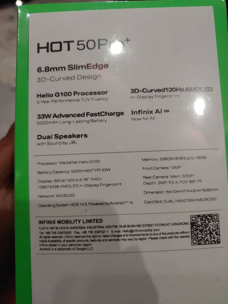 Infinix Hot 50 pro plus 1