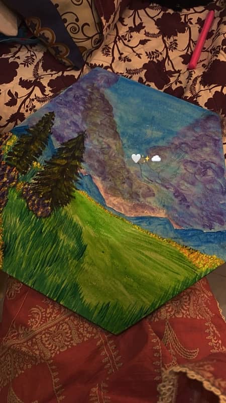 Serene Landscape – Original Handmade Painting 0