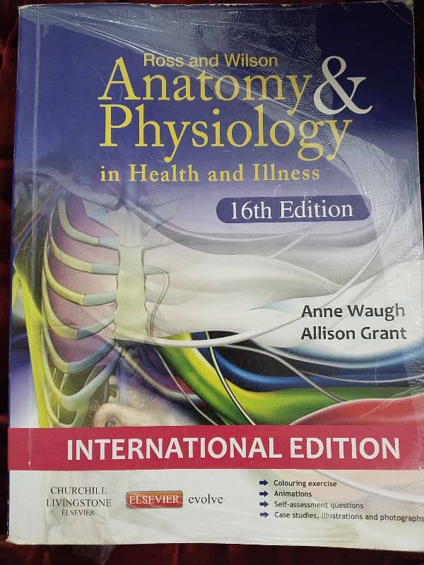 Ross and Willson Anatomy & Physiology 16th edition. 4