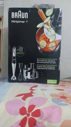 Braun miniprime 7 hand blender smart speed from saudi arabia