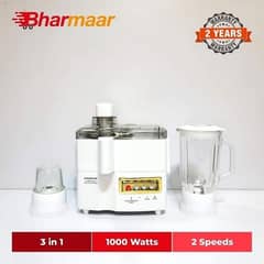 National - Hard Juicer 3 in 1 - Model 1 - White