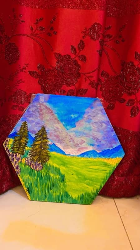 Serene Landscape – Original Handmade Painting 1