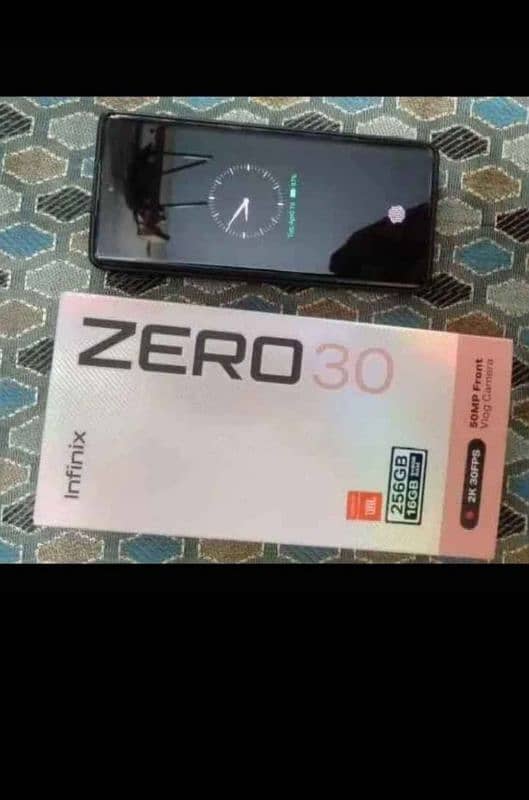 infinix zero 30 with box 3 month warranty 4