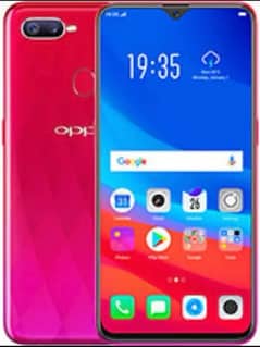 Oppo F9 mobile and box