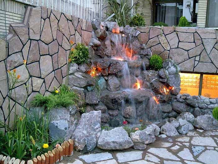 All waterfall/bubblewall/CompleteRooftopgardenwork/Whatsapp03009874271 5