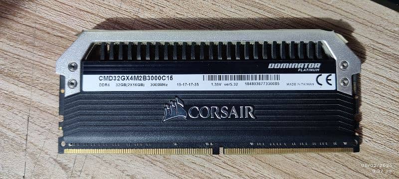 Corsair ram  Dominator Platinum ddr4 16GB 0